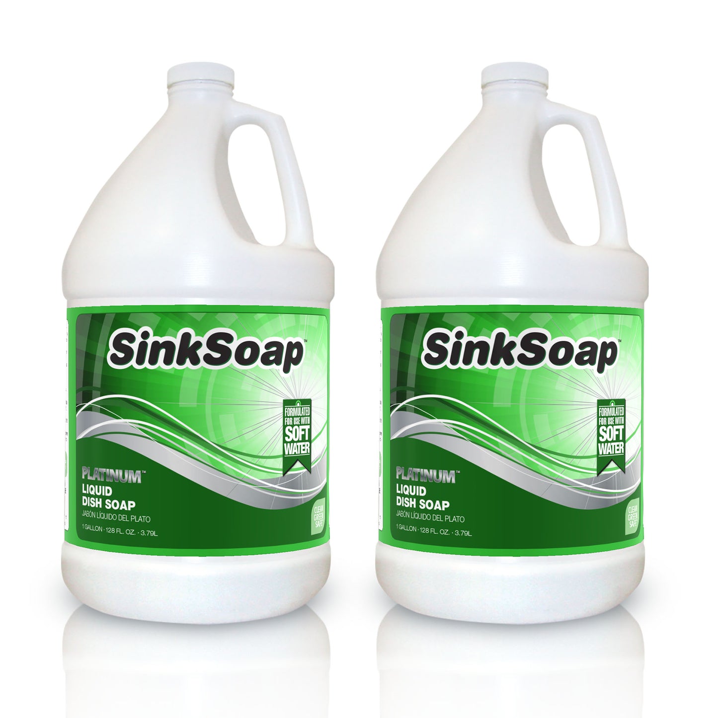 2 Gallons of SinkSoap™ Platinum™ Liquid Dish Soap