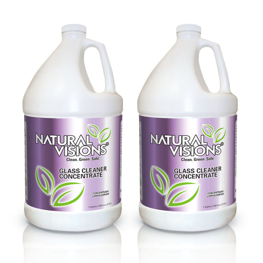 2 Gallons of Natural Visions® Glass Cleaner Concentrate