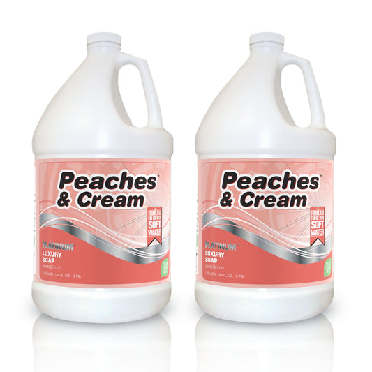 2 galones de jabón de lujo Peaches & Cream™ Platinum™