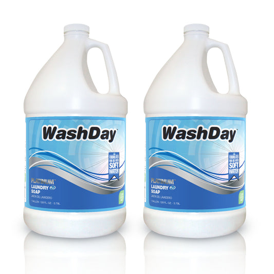 2 Gallons of WashDay™ Platinum™ Laundry Soap