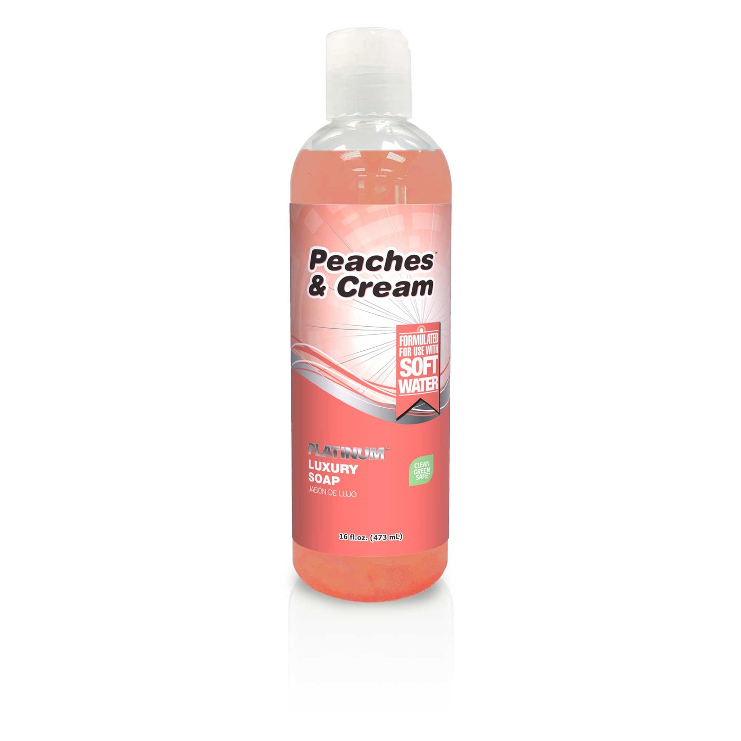 Jabón de lujo Peaches & Cream™ - 16 oz.